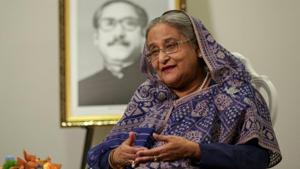 Bangladesh PM Sheikh Hasina also said there has been no recorded reverse migration from India(REUTERS FILE) Bangladesh PM Sheikh Hasina also said there has been no recorded reverse migration from India(REUTERS FILE)