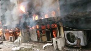 The scene from the accident site. (Photo ANI) The scene from the accident site. (Photo ANI)