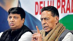 Delhi Congress chief Subhash Chopra confirmed the party has finalised an alliance with the RJD on four seats.(mohd zakir/ht photo) Delhi Congress chief Subhash Chopra confirmed the party has finalised an alliance with the RJD on four seats.(mohd zakir/ht photo)