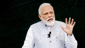 PM Modi at Pariksha Pe Charcha 2020(Screengrab) PM Modi at Pariksha Pe Charcha 2020(Screengrab)
