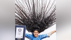 Nilanshi Patel hails from the town of Modasa in Gujarat.(Instagram/guinnessworldrecords) Nilanshi Patel hails from the town of Modasa in Gujarat.(Instagram/guinnessworldrecords)