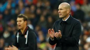 Real Madrid coach Zinedine Zidane.(REUTERS) Real Madrid coach Zinedine Zidane.(REUTERS)