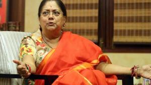 Former Rajasthan CM Vasundhara Raje(Photo: Himanshu Vyas\ Hindustan Times) Former Rajasthan CM Vasundhara Raje(Photo: Himanshu Vyas\ Hindustan Times)