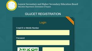 GUJCET 2020 registration process. (Screengrab) GUJCET 2020 registration process. (Screengrab)