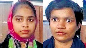 Simran of Hasangarh village in Rohtak and Kajal of Indachoi village in Fatehabad.(HT) Simran of Hasangarh village in Rohtak and Kajal of Indachoi village in Fatehabad.(HT)