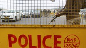The incident took place when the police team comprising three constables saw a car being driven towards the checkpoint near Vatika Chowk and asked for it to be stopped. The driver did not halt his vehicle and drove towards Teekli Road ahead of Badshahpur police station.(HT File / Representational Photo) The incident took place when the police team comprising three constables saw a car being driven towards the checkpoint near Vatika Chowk and asked for it to be stopped. The driver did not halt his vehicle and drove towards Teekli Road ahead of Badshahpur police station.(HT File / Representational Photo)