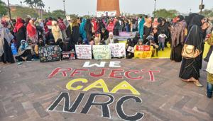 An anti-CAA and NRC protest, Lucknow, January 20, 2020(PTI) An anti-CAA and NRC protest, Lucknow, January 20, 2020(PTI)