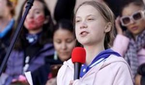 Swedish teen environmental activist Greta Thunberg speaks as people take part in a climate change rally in Denver, Colorado in 2019.(Reuters) Swedish teen environmental activist Greta Thunberg speaks as people take part in a climate change rally in Denver, Colorado in 2019.(Reuters)