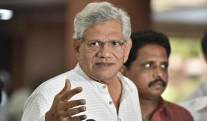 Secretary General of CPI(M) Sitaram Yechury.(Sonu Mehta/HT PHOTO) Secretary General of CPI(M) Sitaram Yechury.(Sonu Mehta/HT PHOTO)