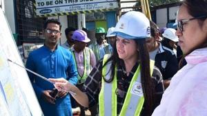 Ashwini Bhide was very active on social media.(Twitter/@MumbaiMetro3) Ashwini Bhide was very active on social media.(Twitter/@MumbaiMetro3)