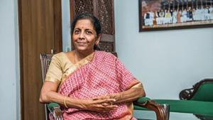 Union finance minister Nirmala Sitharaman speaks to the media.(MINT FILE) Union finance minister Nirmala Sitharaman speaks to the media.(MINT FILE)
