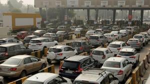 Government bodies had decided that since the Kherki Daula toll plaza will be shifted to Panchgaon, an RRTS station shall be provided on the existing Kherki Daula toll plaza land(HT Photo) Government bodies had decided that since the Kherki Daula toll plaza will be shifted to Panchgaon, an RRTS station shall be provided on the existing Kherki Daula toll plaza land(HT Photo)