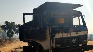 Suspected Maoists burnt down road construction vehicles in Odisha to oppose Vedanta mining operations.(HT Photo/Representative) Suspected Maoists burnt down road construction vehicles in Odisha to oppose Vedanta mining operations.(HT Photo/Representative)