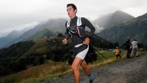 FKilian Jornet of Spain runs in the Col de Voza during the 16th Ultra-Trail du Mont-Blanc (UTMB) race.(REUTERS) FKilian Jornet of Spain runs in the Col de Voza during the 16th Ultra-Trail du Mont-Blanc (UTMB) race.(REUTERS)