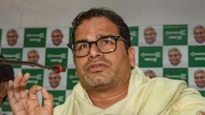JD(U) leader Prashant Kishor addresses a press conference at his party office, in Patna.(PTI File Photo) JD(U) leader Prashant Kishor addresses a press conference at his party office, in Patna.(PTI File Photo)