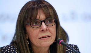 Katerina Sakellaropoulou, 64 will succeed Prokopis Pavlopoulos as the first female president of Greece.(AP Image) Katerina Sakellaropoulou, 64 will succeed Prokopis Pavlopoulos as the first female president of Greece.(AP Image)