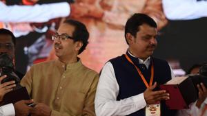 Uddhav Thackeray-led Shiv Sena formed the government in Maharashtra after the assembly polls in November 2019 after talks on power-sharing with the BJP failed.(HT File) Uddhav Thackeray-led Shiv Sena formed the government in Maharashtra after the assembly polls in November 2019 after talks on power-sharing with the BJP failed.(HT File)