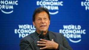 Pakistan's Prime Minister Imran Khan speaks during a session at the 50th World Economic Forum (WEF) in Davos, Switzerland.(REUTERS) Pakistan's Prime Minister Imran Khan speaks during a session at the 50th World Economic Forum (WEF) in Davos, Switzerland.(REUTERS)