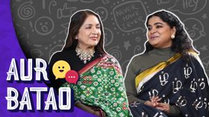 <p>In the latest episode of 'Aur Batao' RJ Stutee speaks with Neena Gupta and Panga director Ashwiny Iyer Tiwari. Neena Gupta defends her statement about not wanting a child outside wedlock and shares her experience of working with Kangana Ranaut. While director Ashwiny Iyer Tiwari talks about breaking gender norms in her upcoming movie. Watch the full video to know more. Aur Batao is not your regular photoshopped chat show but makes hanging out with celebs a whole different (and fun) ballgame.</p>