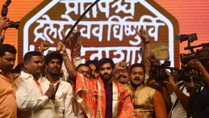 Raj Thackeray’s son Amit Raj Thackeray was introduced as a leader of the MNS party at the party convention in Goregaon, Jan 23, 2020.(Satyabrata Tripathi / HT Photo) Raj Thackeray’s son Amit Raj Thackeray was introduced as a leader of the MNS party at the party convention in Goregaon, Jan 23, 2020.(Satyabrata Tripathi / HT Photo)