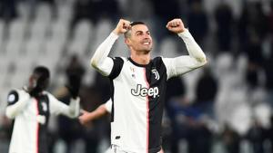 Juventus' Cristiano Ronaldo celebrates(REUTERS) Juventus' Cristiano Ronaldo celebrates(REUTERS)