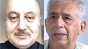 Anupam Kher and Naseeruddin Shah have been hurling allegations at each other. Anupam Kher and Naseeruddin Shah have been hurling allegations at each other.