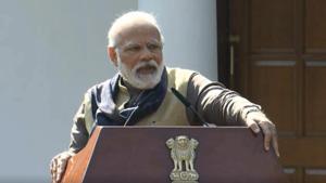 PM Modi interacting with students(Screengrab) PM Modi interacting with students(Screengrab)