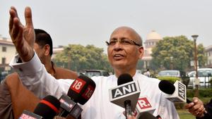 The Congress on Thursday said every proud Indian is hurt and deeply pained after finding that the country in the diminishing democracy category(ANI Photo) The Congress on Thursday said every proud Indian is hurt and deeply pained after finding that the country in the diminishing democracy category(ANI Photo)