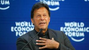 Pakistan's Prime Minister Imran Khan speaks during a session at the 50th World Economic Forum (WEF) in Davos, Switzerland.(Reuters image) Pakistan's Prime Minister Imran Khan speaks during a session at the 50th World Economic Forum (WEF) in Davos, Switzerland.(Reuters image)