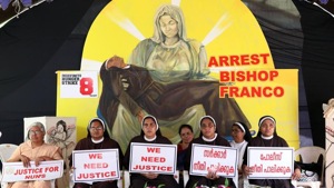 Sister Lucy Kalapura, who was expelled from the Catholic Church, said on Saturday she was being starved at the convent.(Vivek Nair / Hindustan Times) Sister Lucy Kalapura, who was expelled from the Catholic Church, said on Saturday she was being starved at the convent.(Vivek Nair / Hindustan Times)
