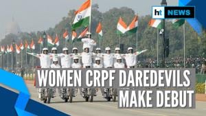 <p>Women bikers of CRPF performed daredevil stunts for the first time in the 2020 Republic Day parade. Seema Nag led the contingent saluting while standing on a moving motorcycle. Head Constable Meena Chaudhary displayed the ready position to fire two pistols. 21 women on five motorcycles make a human pyramid. Assistant Sub Inspector Anita Kumari VV led this formation.</p>
