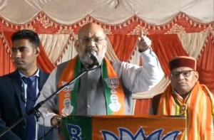 Shah addresses a public rally in Delhi on Republic Day(Twitter-@BJP4India) Shah addresses a public rally in Delhi on Republic Day(Twitter-@BJP4India)