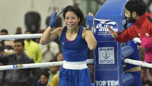 File image of Mary Kom.(Sanjeev Verma/HT PHOTO) File image of Mary Kom.(Sanjeev Verma/HT PHOTO)
