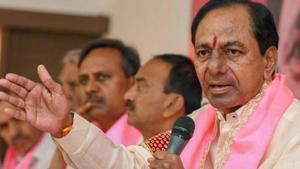 Telangana Chief Minister and TRS President K Chandrashekhar Rao said he won’t let India become a ‘Hindu’ state.(PTI Photo/File/Representative) Telangana Chief Minister and TRS President K Chandrashekhar Rao said he won’t let India become a ‘Hindu’ state.(PTI Photo/File/Representative)