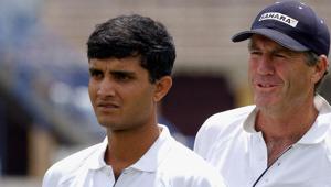 File image of Sourav Ganguly and John Wright(Getty Images) File image of Sourav Ganguly and John Wright(Getty Images)