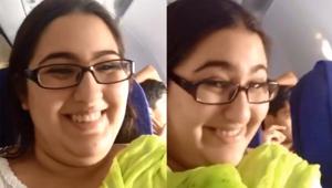 Sara Ali Khan shared a video of a prank she played with her friends during a flight. Sara Ali Khan shared a video of a prank she played with her friends during a flight.