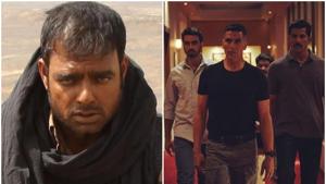 (Left) Abhimanyu Singh in a still from 2017’s Karti starrer Theeran Adhigaaram Ondru, (right) Akshay Kumar in a still from Sooryavanshi. (Left) Abhimanyu Singh in a still from 2017’s Karti starrer Theeran Adhigaaram Ondru, (right) Akshay Kumar in a still from Sooryavanshi.