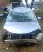 The Toyota Etios Liva car that allegedly killing three people at Bilaspur-Tauru road near a restaurant, in Gurugram.(HT Photo) The Toyota Etios Liva car that allegedly killing three people at Bilaspur-Tauru road near a restaurant, in Gurugram.(HT Photo)