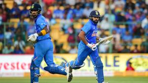 File image of Rohit Sharma, KL Rahul(PTI) File image of Rohit Sharma, KL Rahul(PTI)