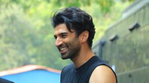 Actor Aditya Roy Kapur during the promotions of his upcoming film Malang.(IANS) Actor Aditya Roy Kapur during the promotions of his upcoming film Malang.(IANS)
