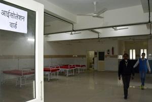 A coronavirus isolation ward at a government hospital, Ghaziabad, January 28. Within India, our own damage may end up being largely self-inflicted by lack of trust in our health system to respond effectively and to share information to enable us to protect ourselves(Sakib Ali /Hindustan Times) A coronavirus isolation ward at a government hospital, Ghaziabad, January 28. Within India, our own damage may end up being largely self-inflicted by lack of trust in our health system to respond effectively and to share information to enable us to protect ourselves(Sakib Ali /Hindustan Times)