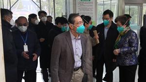 Zhong Nanshan, a respiratory expert and head of the health commission team investigating the outbreak of the new coronavirus, visits the Jinyintan hospital, where the patients with pneumonia caused by the new strain of coronavirus are being treated, in Wuhan, Hubei province, China January 19, 2020.(REUTERS) Zhong Nanshan, a respiratory expert and head of the health commission team investigating the outbreak of the new coronavirus, visits the Jinyintan hospital, where the patients with pneumonia caused by the new strain of coronavirus are being treated, in Wuhan, Hubei province, China January 19, 2020.(REUTERS)