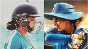 Taapsee Pannu as Mithali Raj in Shabaash Mithu.(Instagram) Taapsee Pannu as Mithali Raj in Shabaash Mithu.(Instagram)