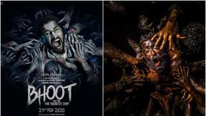 The poster of Bhoot: Part One - The Haunted Ship seems to be inspired by the poster of Jallikattu. The poster of Bhoot: Part One - The Haunted Ship seems to be inspired by the poster of Jallikattu.