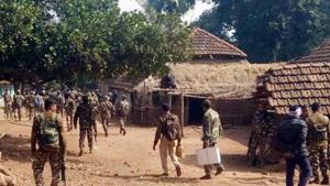 Maoists left posters threatening consequences in the Malkangiri area that had stood up against the rebels before the Republic Day.(HT Photo/File/Representative) Maoists left posters threatening consequences in the Malkangiri area that had stood up against the rebels before the Republic Day.(HT Photo/File/Representative)