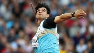 Neeraj Chopra of India competes during the mens javelin qualification during day seven of the 16th IAAF World Athletics Championships London 2017.(Getty Images) Neeraj Chopra of India competes during the mens javelin qualification during day seven of the 16th IAAF World Athletics Championships London 2017.(Getty Images)