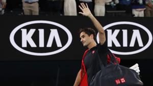 Switzerland's Roger Federer waves as he leaves the court after his match against Serbia's Novak Djokovic.(REUTERS) Switzerland's Roger Federer waves as he leaves the court after his match against Serbia's Novak Djokovic.(REUTERS)