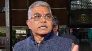 West Bengal BJP chief Dilip Ghosh advised BJP leaders and workers to do something to go to jail to become leaders.(PTI Photo/File) West Bengal BJP chief Dilip Ghosh advised BJP leaders and workers to do something to go to jail to become leaders.(PTI Photo/File)