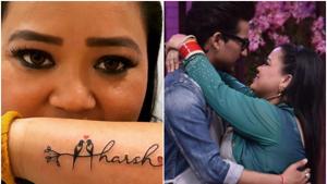 Bharti Singh got a tattoo of her husband Haarsh Limbachiyaa’s name. Bharti Singh got a tattoo of her husband Haarsh Limbachiyaa’s name.