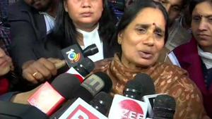 Asha Devi, mother of the gangrape victim speaks after the execution of the rape convicts was stayed(ANI Photo) Asha Devi, mother of the gangrape victim speaks after the execution of the rape convicts was stayed(ANI Photo)
